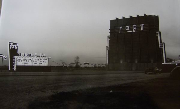 Fort George Drive-In Theatre - Fort Drive-In August 1950 Courtesy Rob Imes The Wyandotte Library